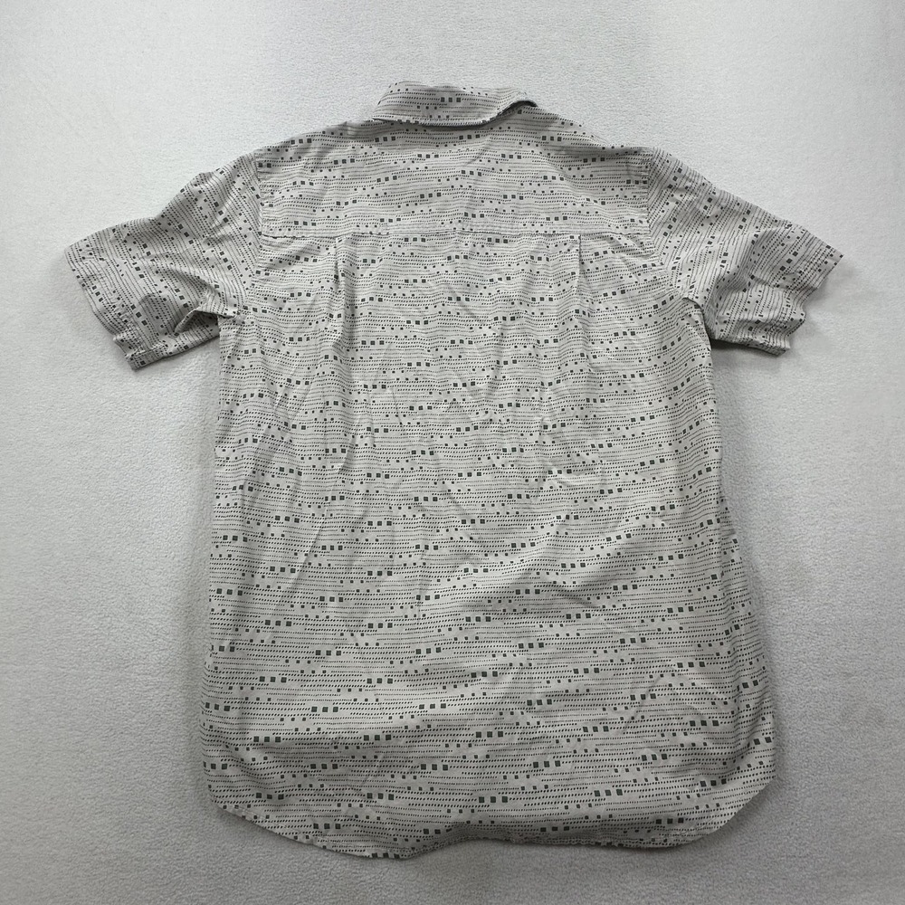 Outdoor Research Shirt Mens Medium Beige Green Rooftop Short Sleeve - Picture 2 of 11